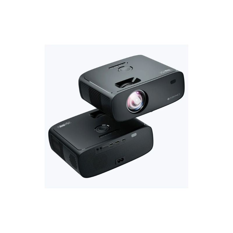 ZEBRONICS PixaPlay 55 Smart LED Full HD Projector (ZEB‑MLP 3) – Android OS, Wi-Fi, Bluetooth, Screen Mirroring, Built-in Speaker