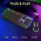 "Ant Esports KM550 Pro Wireless RGB Gaming Keyboard & Mouse Combo | 2.4 GHz Wireless | Anti-Ghosting Keys | Adjustable DPI Mouse | Ergonomic Palm Rest | Black"
