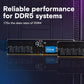 Crucial 8GB DDR5 RAM | 5600MT/s Speed | UDIMM Desktop Memory | On-Die ECC (ODECC) for Stability | Compatible with Next-Gen Intel & AMD Motherboards | Single Stick 8GB Module