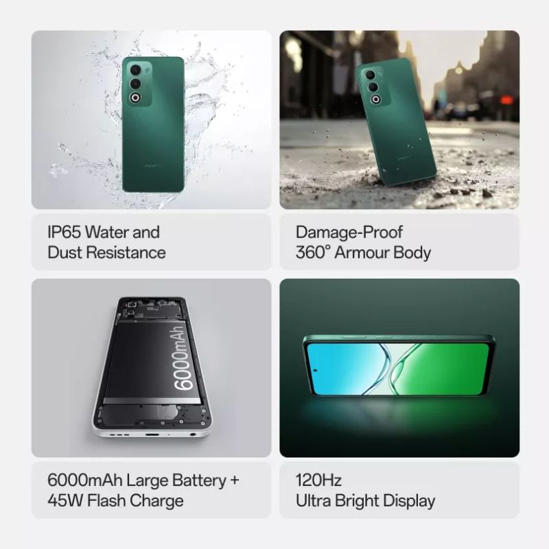 OPPO A5 5G Smartphone |6GB RAM + 128GB Storage| High-Speed 5G Connectivity Sleek Design   Smooth Performance| Vibrant Display| Long Battery Life & Enhanced Audio Experience