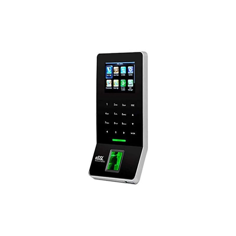Essl F22 WiFi Enabled Fingerprint Time Attendance Machine with Access Control Feature, Lifetime Desktop Software, 3000 Users, 1 Lac Log, Cloud, Android App, Weigand Support