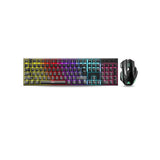 Ant Esports Thunder30 Wired Mechanical RGB Gaming Keyboard & Mouse Combo | 104-Key Mechanical Keyboard | 25-Key Anti-Ghosting | Adjustable DPI Mouse | RGB Backlit | Black"
