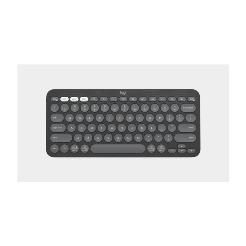 Logitech Pebble Keys 2 K380 Wireless Keyboard & Mouse Combo | Bluetooth & USB Receiver | Silent Typing | Multi-Device Pairing | Slim Portable Design"