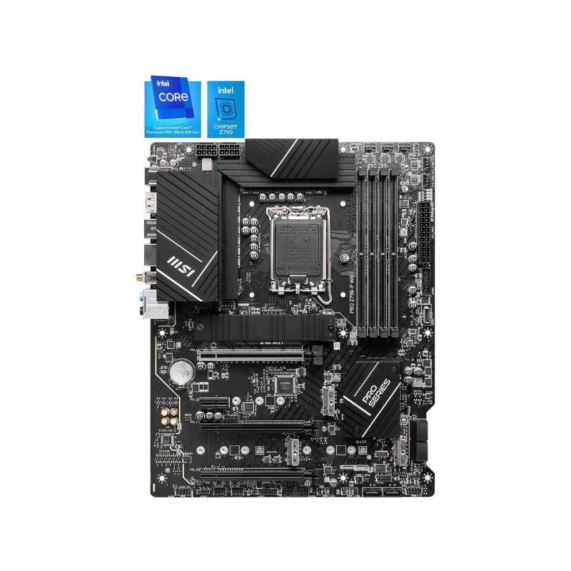 MSI PRO Z790-P WiFi Desktop Motherboard | Intel Z790 Chipset | DDR5 Memory Support up to 7000+MHz (OC) | 14+1+1 Phase Power Design | Lightning Gen 5 PCIe