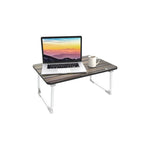 Portronics My Buddy 1818J Foldable Laptop Table – Anti-Skid Grip| Laminated MDF Top| Foldable Aluminium Legs| Supports Laptops up to 17″, Portable & Lightweight| Black