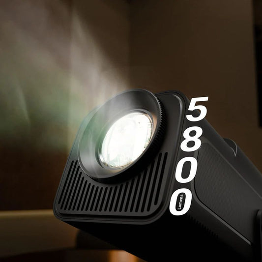 ZEBRONICS PixaPlay 64 Smart LED FHD Projector (ZEB‑QLP 2) – Android 11, Wi-Fi, Bluetooth, Screen Mirroring, Built-in Speaker (Black)