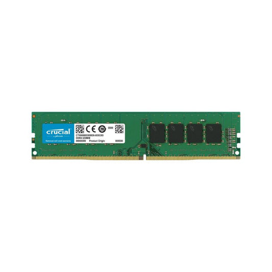 Crucial 8GB DDR4 RAM | 3200MT/s Desktop Memory | PC4-25600 Single Channel UDIMM | Non-ECC Unbuffered | Compatible with Intel & AMD Motherboards | Limited Lifetime Warranty