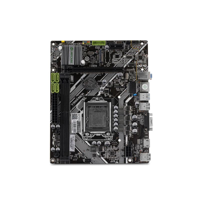 Lapcare H61 Motherboard with NVMe M.2 Slot | LGA 1155 Socket | Supports Intel 2nd & 3rd Gen Core i3/i5/i7 | DDR3 RAM | HDMI & VGA | Micro-ATX