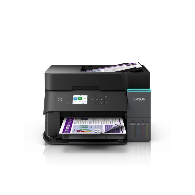 Epson | EcoTank L6370 | A4 Wi-Fi Duplex All-in-One Ink Tank Printer | Print, Scan & Copy with ADF | Automatic Duplex Printing | Ultra-Low Cost High-Volume Productivity