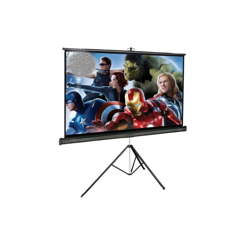 MOIZ Tripod Projector Screen 6×4 ft – Lightweight, Foldable Stand for Presentations & Home Cinema