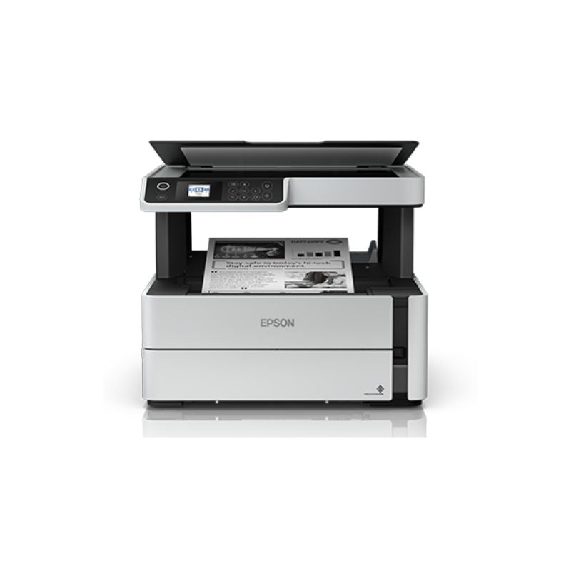 Epson EcoTank M2170 Monochrome InkTank Printer | Print, Scan & Copy | Low-Cost High-Yield Black Printing | Precision Core Heat-Free | Wi‑Fi & USB | Compact for Home & Small Office