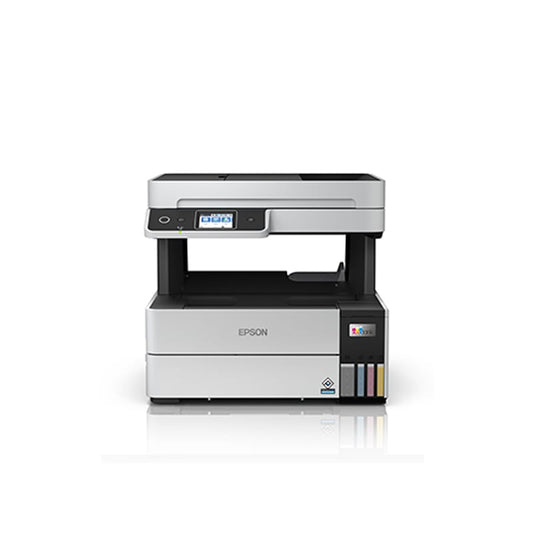 Epson EcoTank L6460 A4 Ink Tank Printer| White| Print, Scan, Copy with ADF| Wi-Fi| Color printer| 1-years warranty or 100,000 pages printer