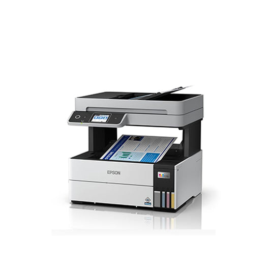 Epson EcoTank L6460 A4 Ink Tank Printer| White| Print, Scan, Copy with ADF| Wi-Fi| Color printer| 1-years warranty or 100,000 pages printer