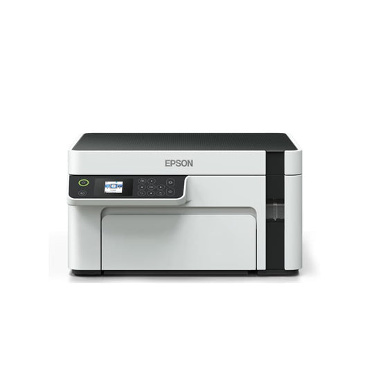 Epson EcoTank Monochrome M2110 All-in-One InkTank Printer| White| Print, scan, copy| Black and White printer| 3 years warranty