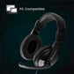 Zebronics Zeb-200HM wired multimedia headphone| 40mm dynamic drivers| adjustable retractable microphone| 1.8-meter long cable