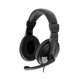 Zebronics Zeb-200HM wired multimedia headphone| 40mm dynamic drivers| adjustable retractable microphone| 1.8-meter long cable