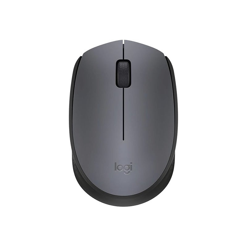 Logitech M171 Wireless Mouse | 2.4 GHz Wireless | USB Nano Receiver | Optical Tracking | Grey Mouse | 3 years warranty
