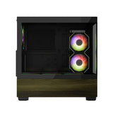daWg Y Series 738 Computer Case (Black) | Mid Tower PC Cabinet | Micro-ATX & Mini-ITX Compatible | Durable Metal Chassis | Home, Office & Gaming PC Build