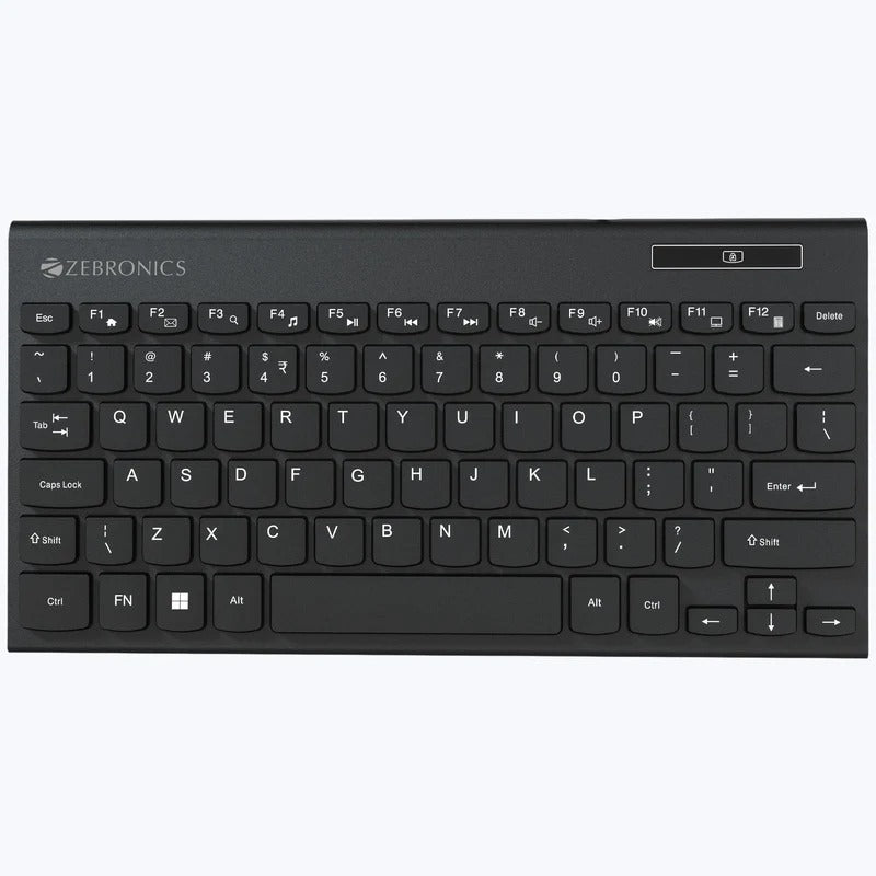 Zebronics Zeb K16 USB Wired Keyboard | Full-Size Keyboard | USB Plug & Play | Ergonomic Design | Membrane Keys | Spill-Resistant | Windows Compatible