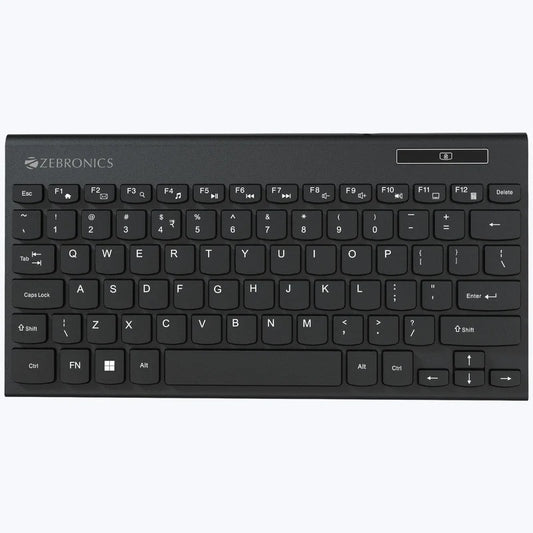 Zebronics Zeb K16 USB Wired Keyboard | Full-Size Keyboard | USB Plug & Play | Ergonomic Design | Membrane Keys | Spill-Resistant | Windows Compatible