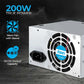 Foxin 500W SMPS | ATX Power Supply Unit | 500 Watt PSU | 20+4 Pin | SATA Power Connectors | Reliable Desktop PC Power Supply